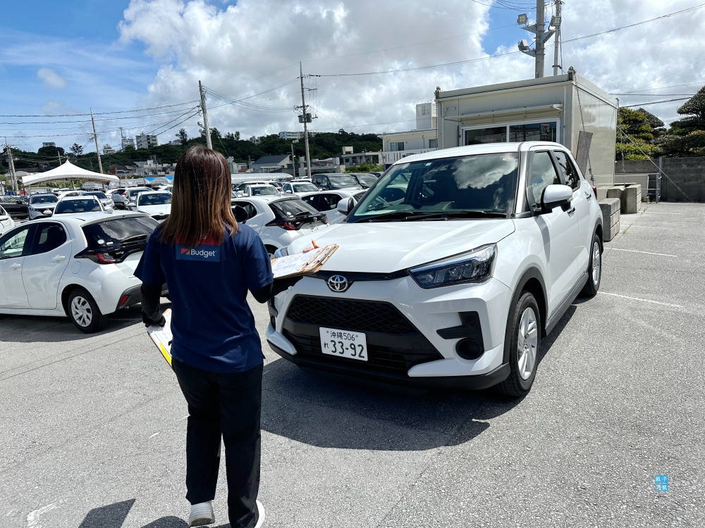 【沖繩租車推薦】Budget租車(那霸空港店)，免費機場來回接送、Toyota Raize &amp; Yaris租車經驗分享