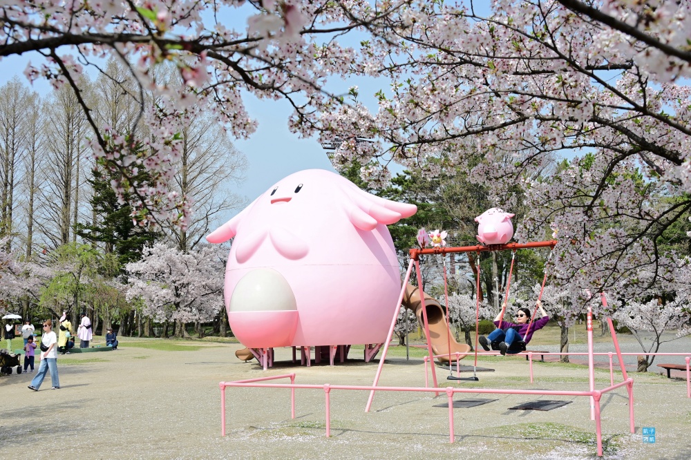 【福島郡山賞櫻景點推薦】開成山公園，傳說中的吉利蛋公園