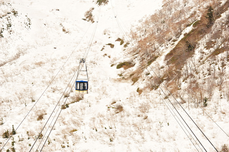 【黑部立山】黑部湖→黑部平：黑部登山纜車(cable car)、立山架空索道(Ropeway)