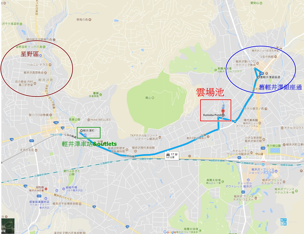 KSK-Kazuizawa Map